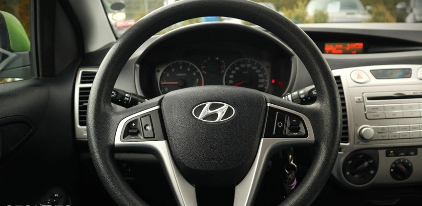 Hyundai i20 cena 16900 przebieg: 188000, rok produkcji 2010 z Słupca małe 407